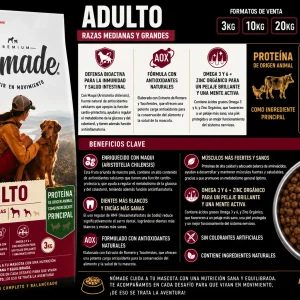 Nómade Premium Adulto – Razas Medianas y Grandes