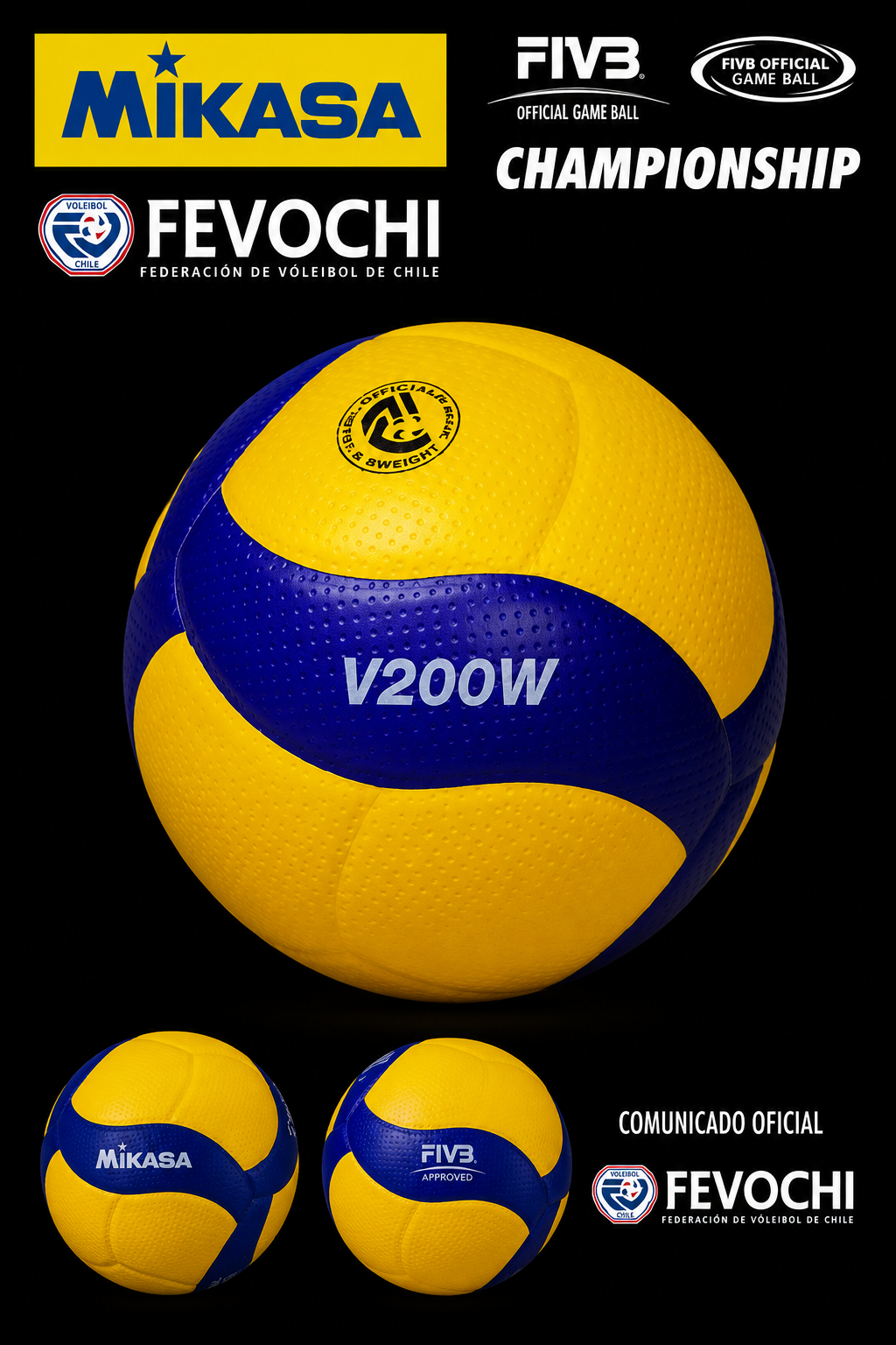 Balon Voleibol V 200 W