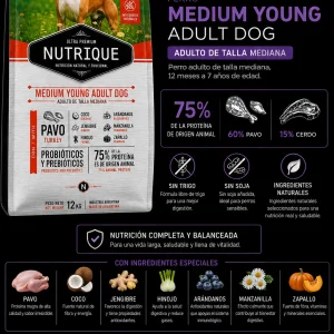Nutrique Medium Young Adult Dog